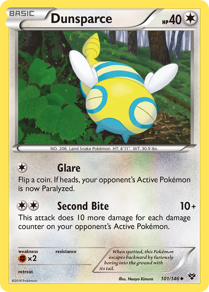 Dunsparce (101/146) [XY: Base Set] | Galaxy Games LLC