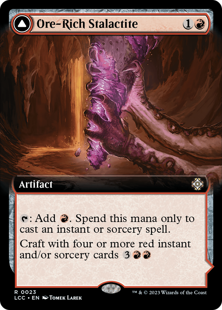 Ore-Rich Stalactite (Extended Art) [The Lost Caverns of Ixalan Commander] | Galaxy Games LLC