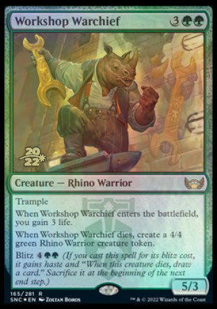 Workshop Warchief [Streets of New Capenna Prerelease Promos] | Galaxy Games LLC