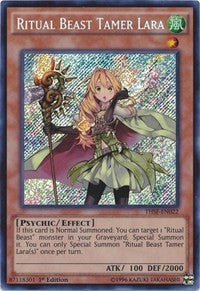 Ritual Beast Tamer Lara [THSF-EN022] Secret Rare | Galaxy Games LLC