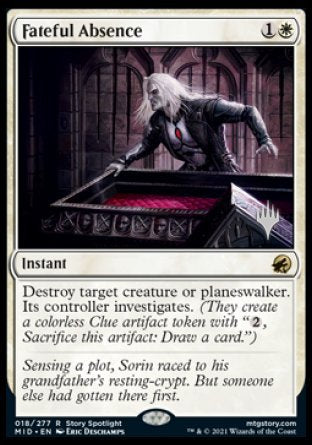 Fateful Absence (Promo Pack) [Innistrad: Midnight Hunt Promos] | Galaxy Games LLC