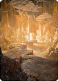 Pillarverge Pathway Art Card [Zendikar Rising Art Series] | Galaxy Games LLC