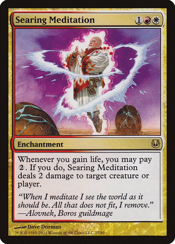 Searing Meditation [Duel Decks: Ajani vs. Nicol Bolas] | Galaxy Games LLC