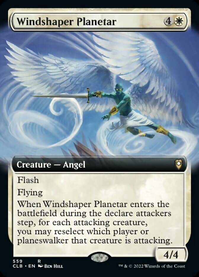 Windshaper Planetar (Extended Art) [Commander Legends: Battle for Baldur's Gate] | Galaxy Games LLC