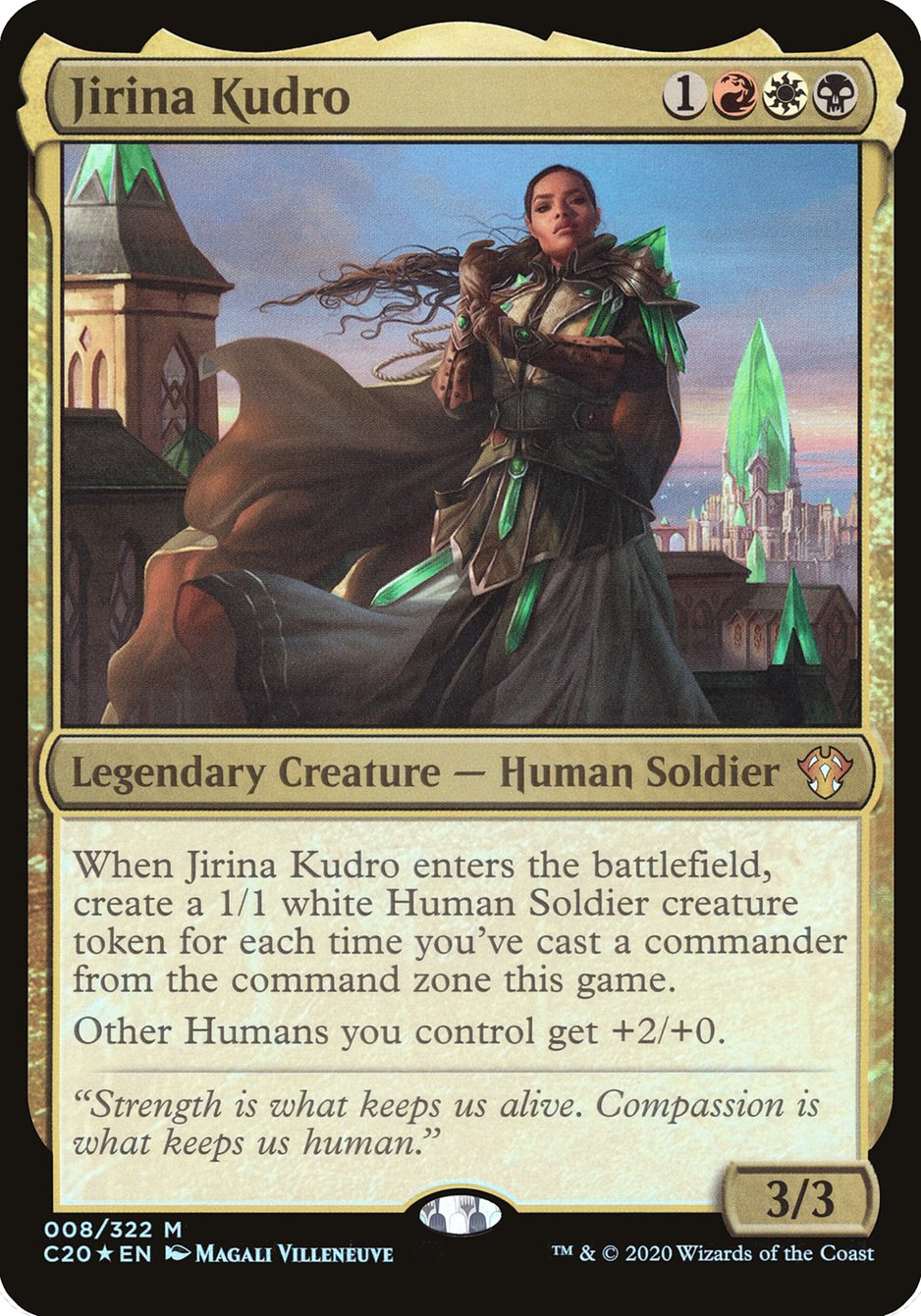 Jirina Kudro (Oversized) [Commander 2020 Oversized] | Galaxy Games LLC