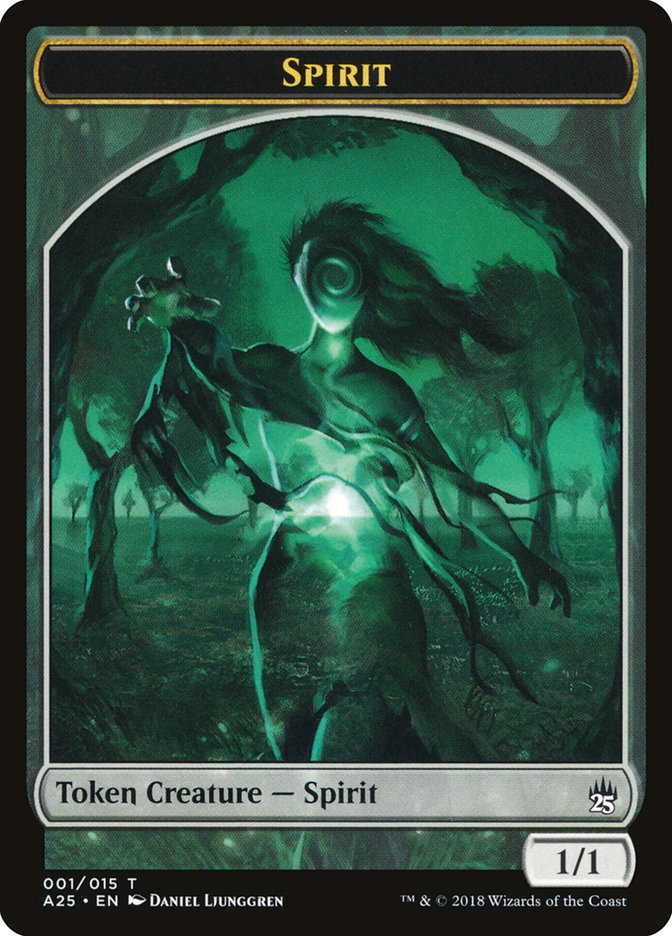 Spirit Token (001/015) [Masters 25 Tokens] | Galaxy Games LLC