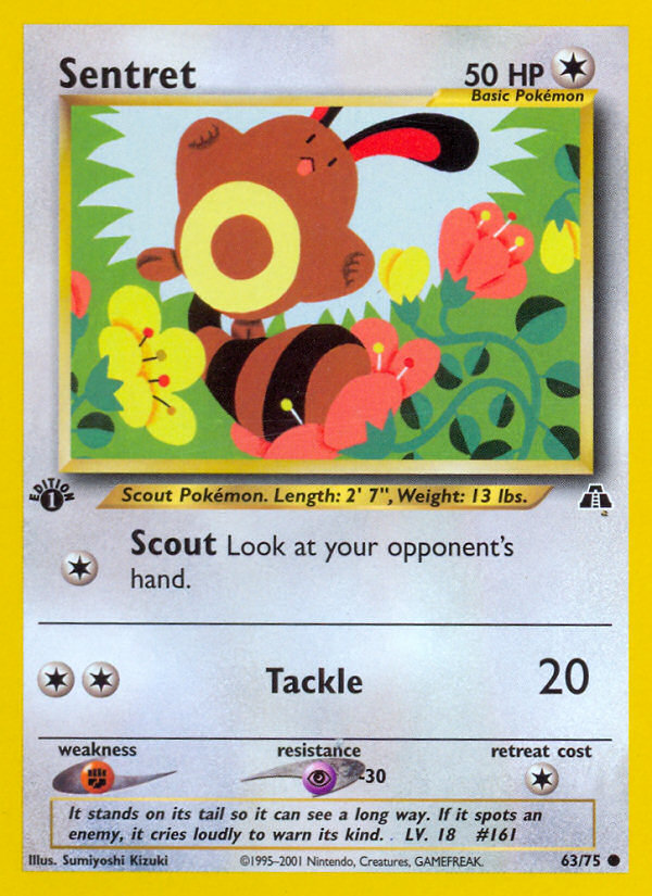 Sentret (63/75) [Neo Discovery 1st Edition] | Galaxy Games LLC