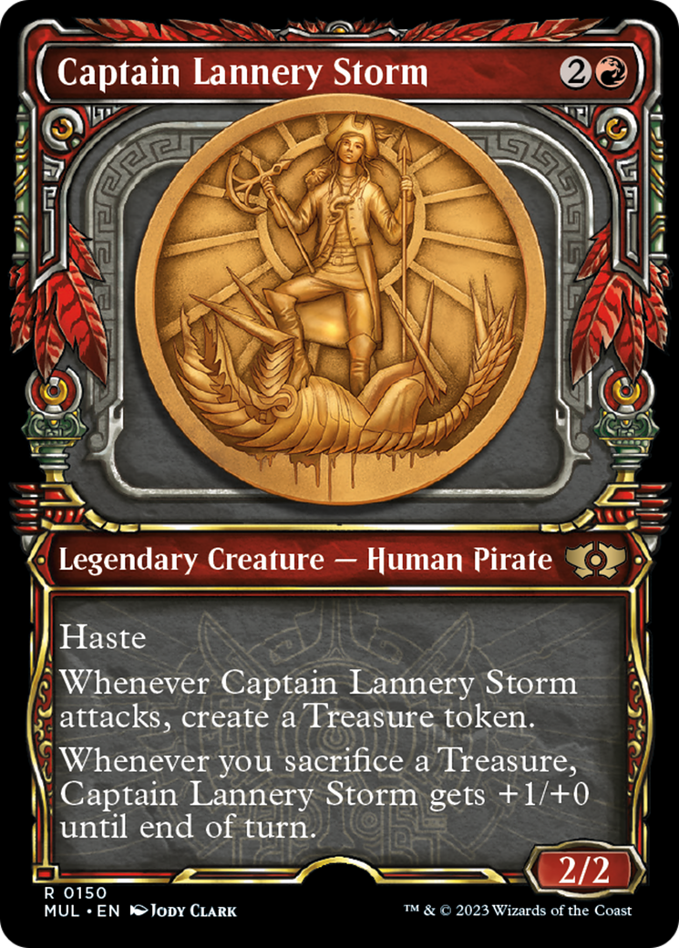 Captain Lannery Storm (Halo Foil) [Multiverse Legends] | Galaxy Games LLC