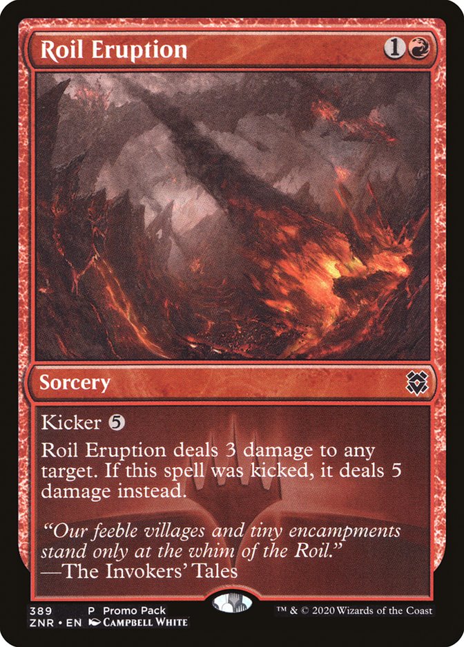 Roil Eruption (Promo Pack) [Zendikar Rising Promos] | Galaxy Games LLC