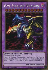 Five-Headed Dragon [PGL2-EN078] Gold Rare | Galaxy Games LLC