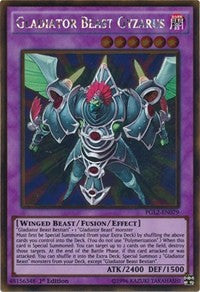 Gladiator Beast Gyzarus [PGL2-EN079] Gold Rare | Galaxy Games LLC