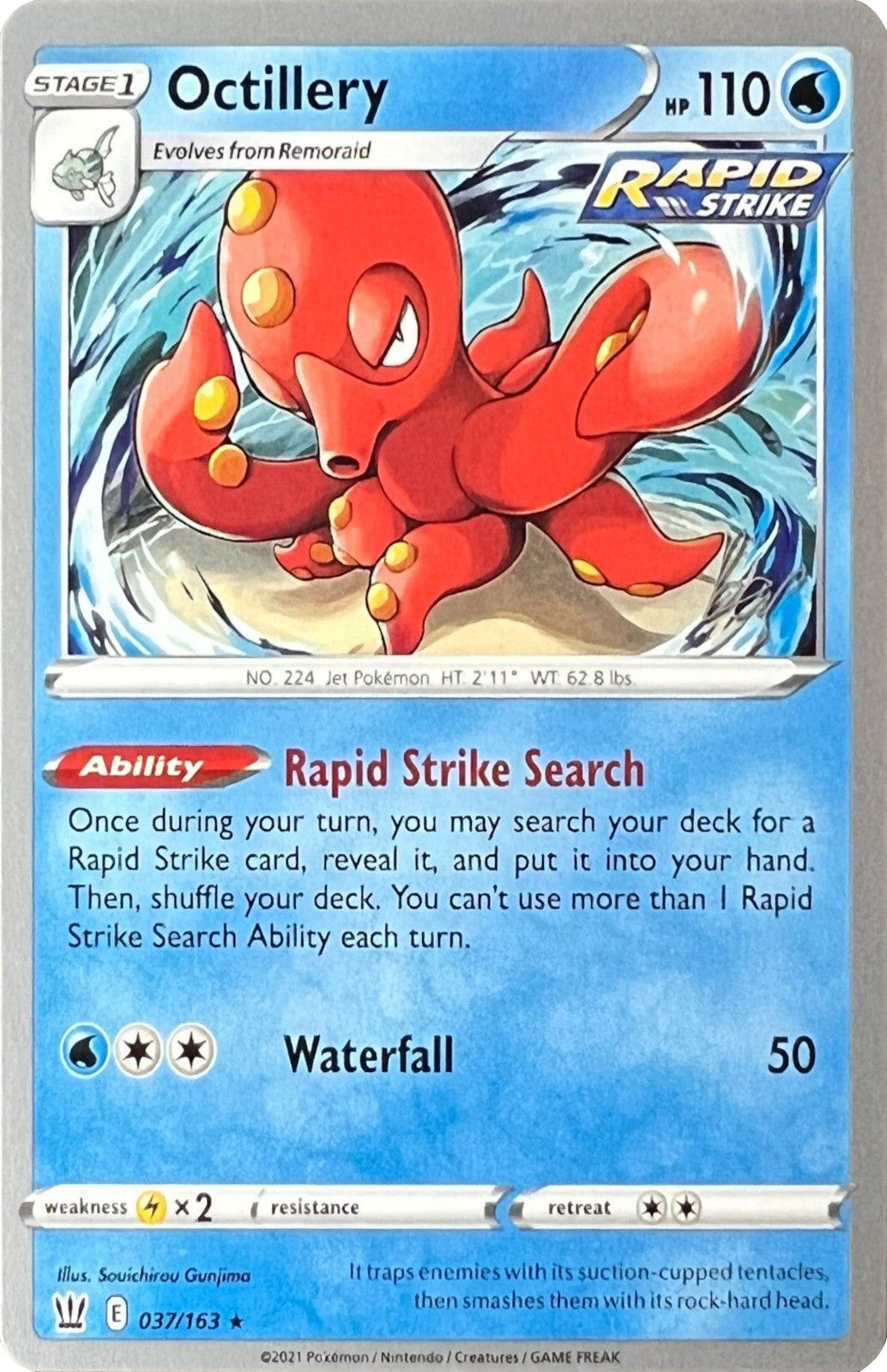 Octillery (037/163) (Cheryl Again - Sebastian Lashmet) [World Championships 2022] | Galaxy Games LLC