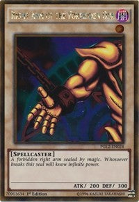 Right Arm of the Forbidden One [PGL2-EN024] Gold Rare | Galaxy Games LLC