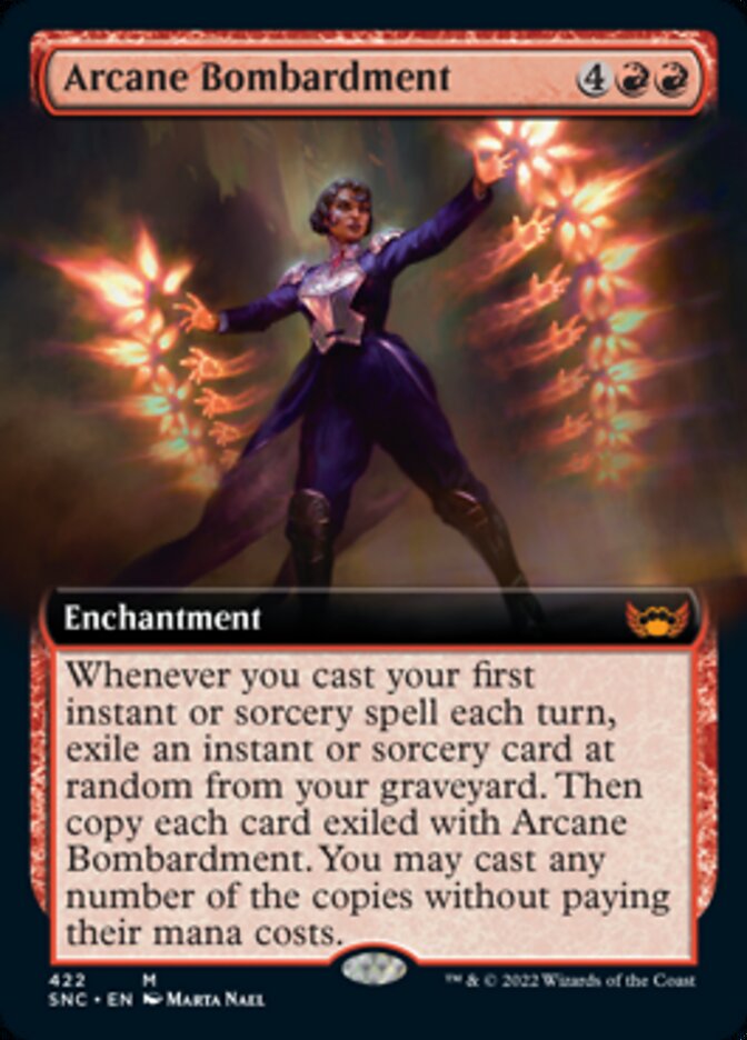 Arcane Bombardment (Extended Art) [Streets of New Capenna] | Galaxy Games LLC