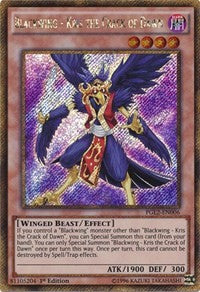 Blackwing - Kris the Crack of Dawn [PGL2-EN006] Gold Secret Rare | Galaxy Games LLC