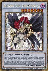 Blackwing Tamer - Obsidian Hawk Joe [PGL2-EN012] Gold Secret Rare | Galaxy Games LLC