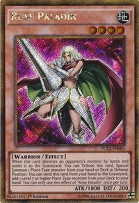 Rose Paladin [PGL2-EN004] Gold Secret Rare | Galaxy Games LLC