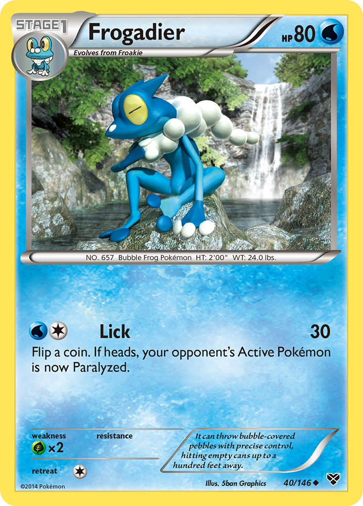 Frogadier (40/146) [XY: Base Set] | Galaxy Games LLC