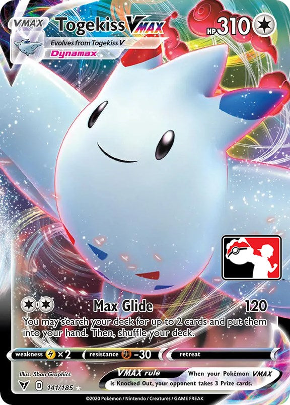 Togekiss VMAX (141/185) [Prize Pack Series One] | Galaxy Games LLC