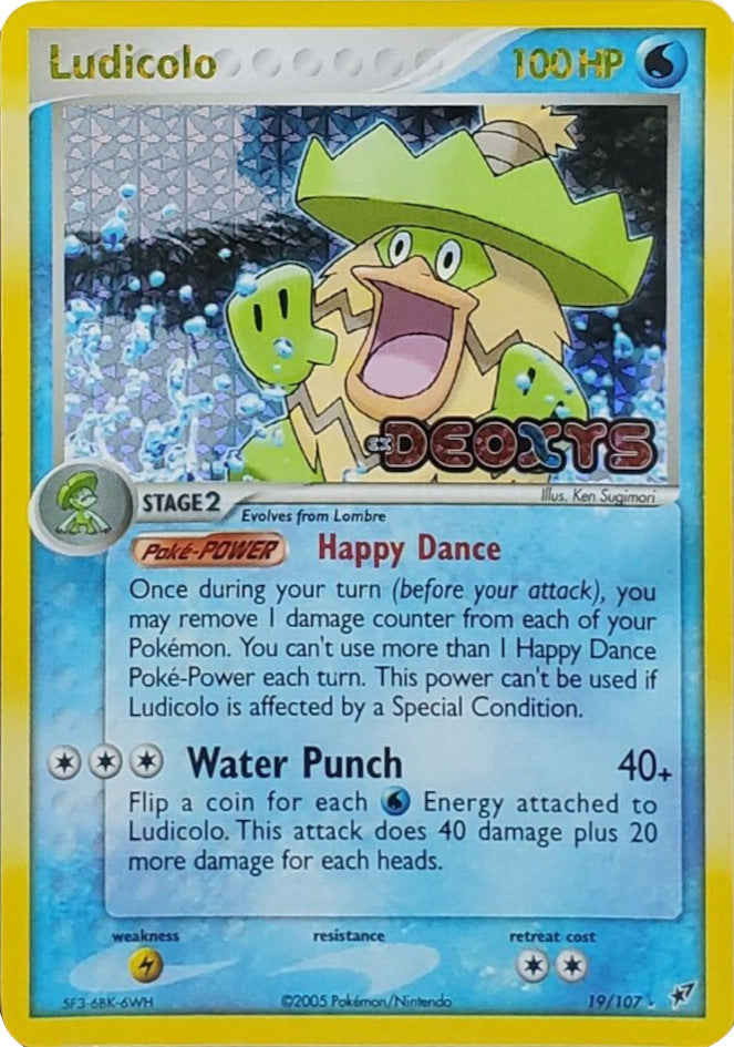 Ludicolo (19/107) (Stamped) [EX: Deoxys] | Galaxy Games LLC