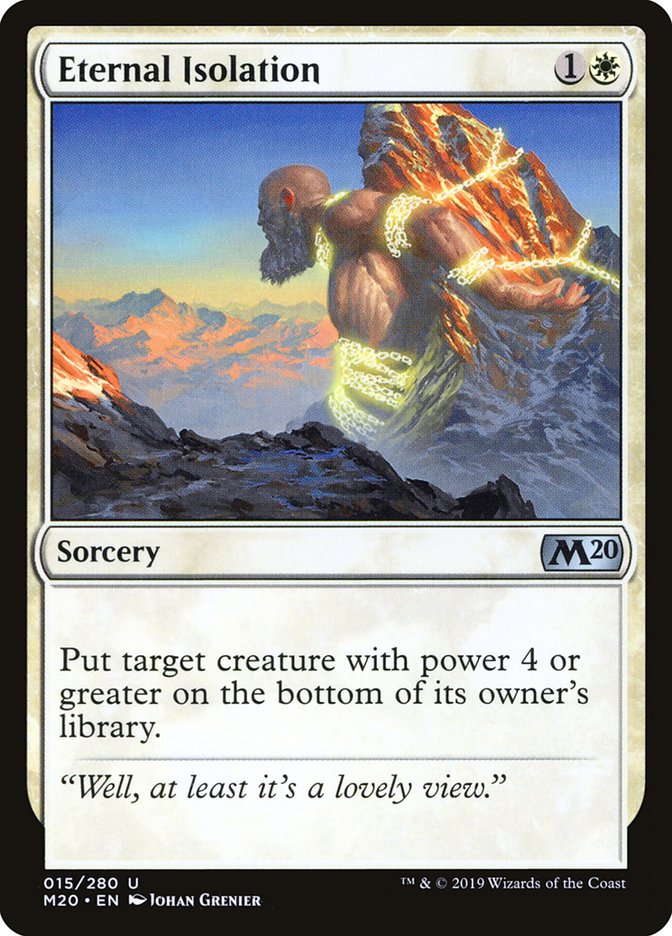 Eternal Isolation [Core Set 2020] | Galaxy Games LLC