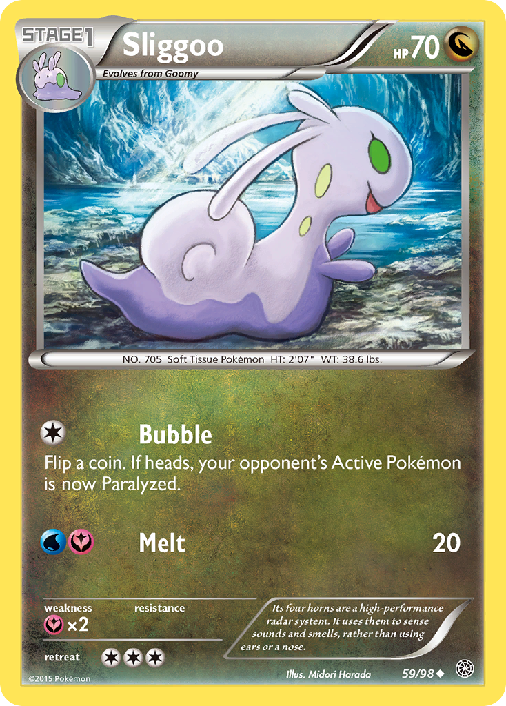 Sliggoo (59/98) [XY: Ancient Origins] | Galaxy Games LLC