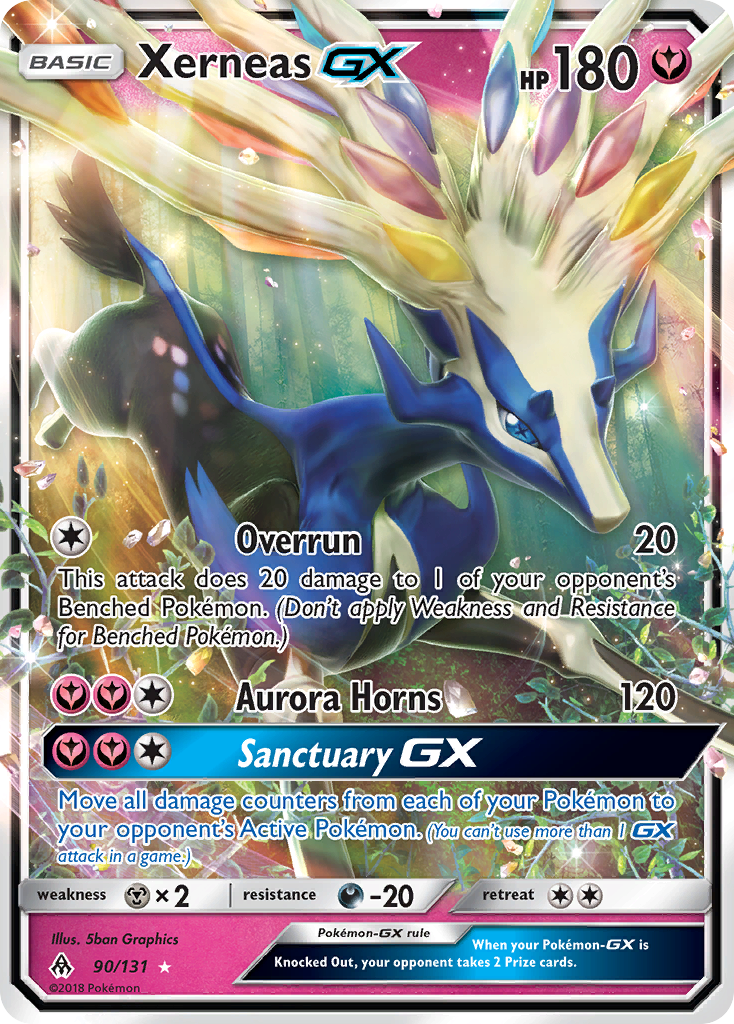 Xerneas GX (90/131) [Sun & Moon: Forbidden Light] | Galaxy Games LLC