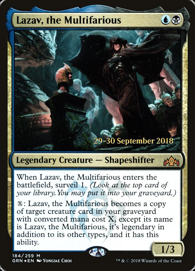 Lazav, the Multifarious [Guilds of Ravnica Prerelease Promos] | Galaxy Games LLC