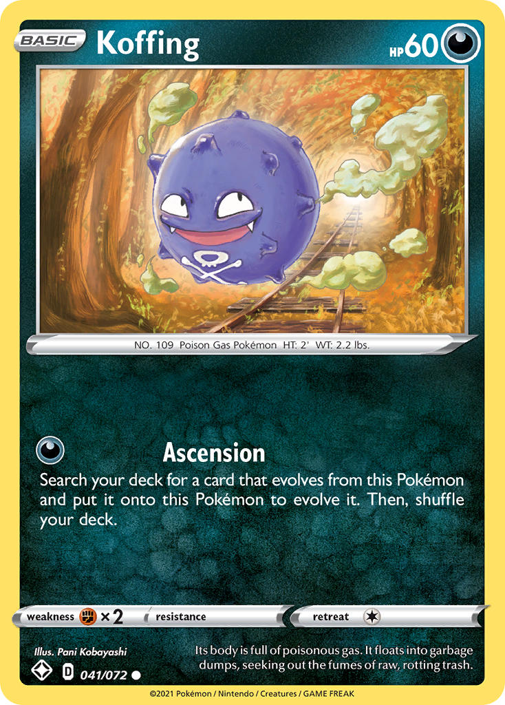 Koffing (041/072) [Sword & Shield: Shining Fates] | Galaxy Games LLC