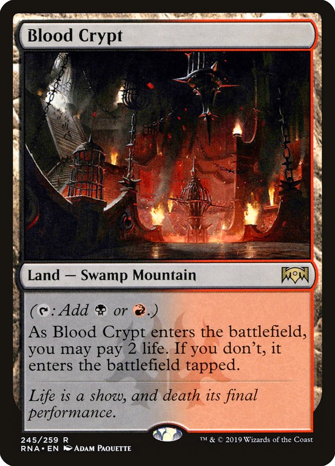 Blood Crypt [Ravnica Allegiance] | Galaxy Games LLC