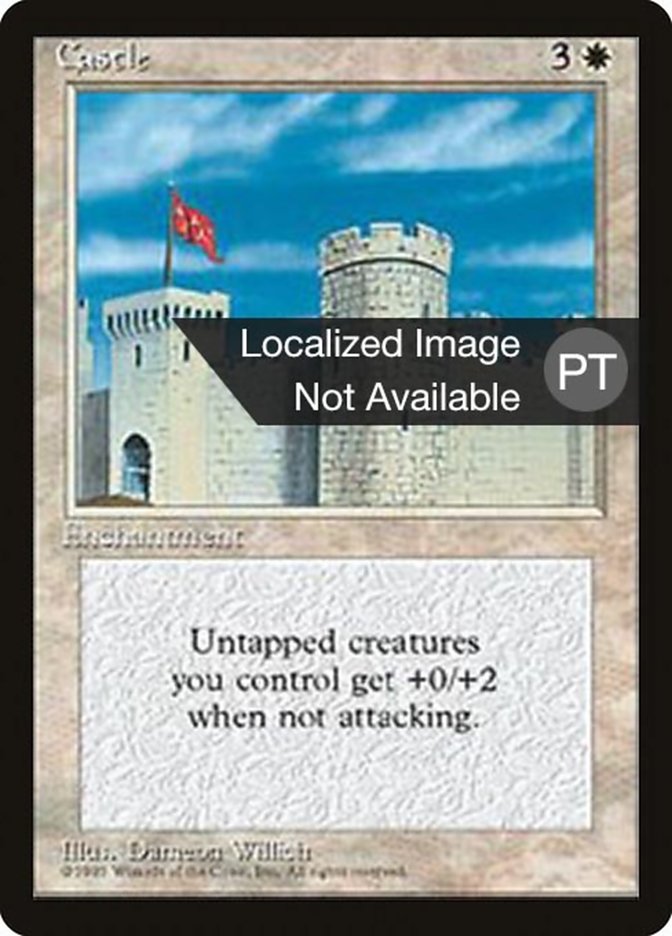 Castle [Fourth Edition (Foreign Black Border)] | Galaxy Games LLC