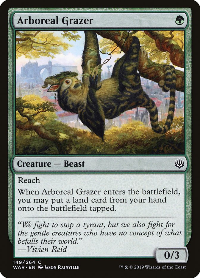 Arboreal Grazer [War of the Spark] | Galaxy Games LLC