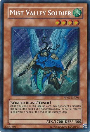 Mist Valley Soldier [HA01-EN006] Secret Rare | Galaxy Games LLC