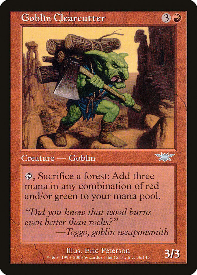 Goblin Clearcutter [Legions] | Galaxy Games LLC