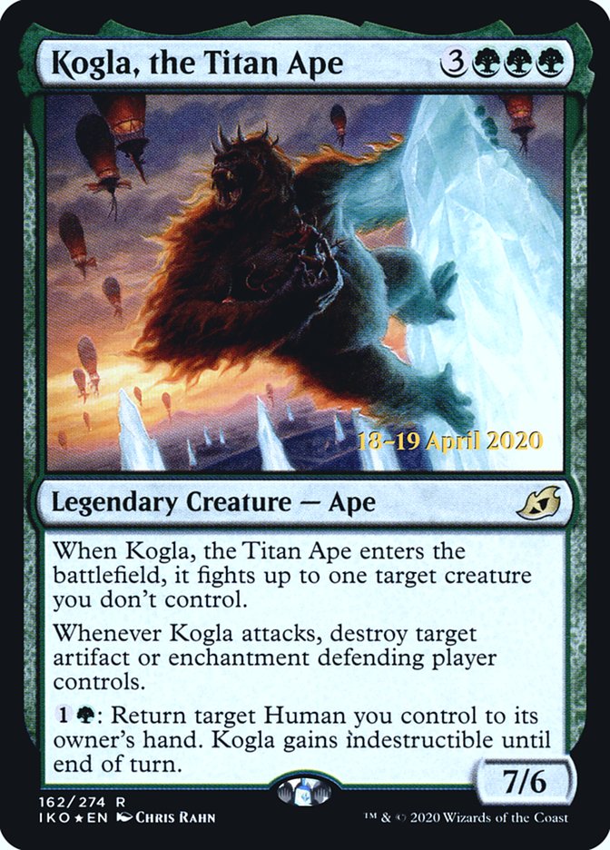 Kogla, the Titan Ape [Ikoria: Lair of Behemoths Prerelease Promos] | Galaxy Games LLC