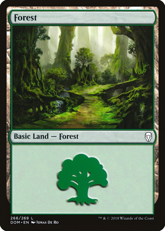 Forest (266) [Dominaria] | Galaxy Games LLC