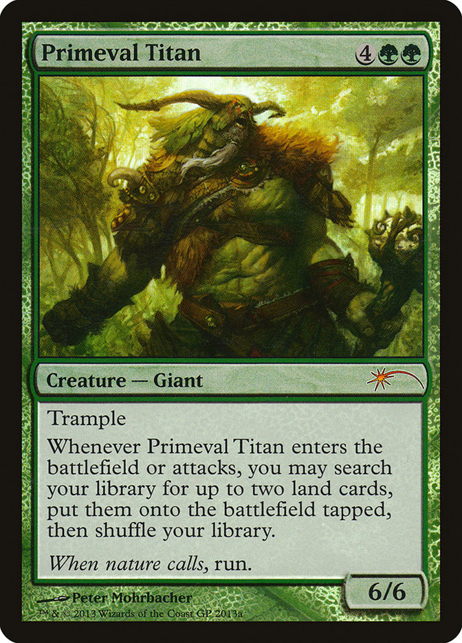 Primeval Titan (Grand Prix) [Grand Prix Promos] | Galaxy Games LLC