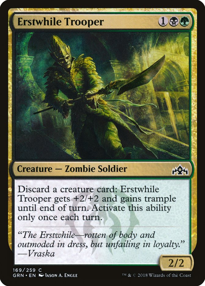 Erstwhile Trooper [Guilds of Ravnica] | Galaxy Games LLC