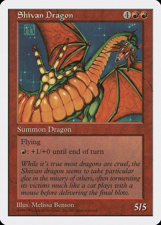 Shivan Dragon [Fifth Edition] | Galaxy Games LLC