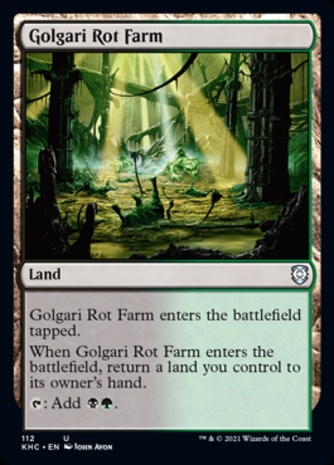Golgari Rot Farm [Kaldheim Commander] | Galaxy Games LLC