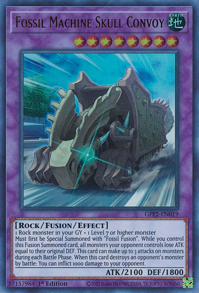 Fossil Machine Skull Convoy [GFP2-EN019] Ultra Rare | Galaxy Games LLC