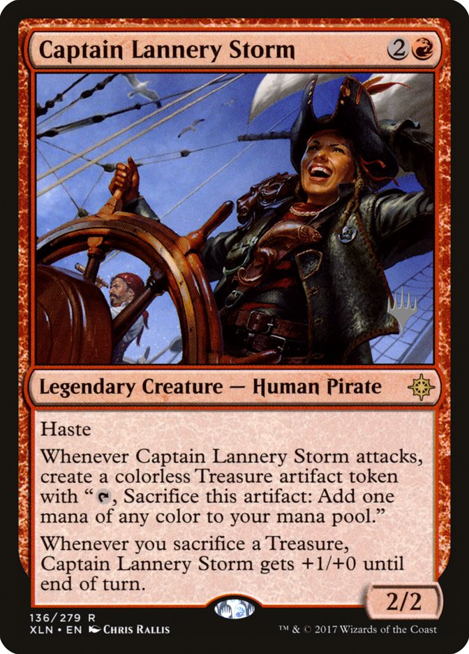 Captain Lannery Storm (Promo Pack) [Ixalan Promos] | Galaxy Games LLC
