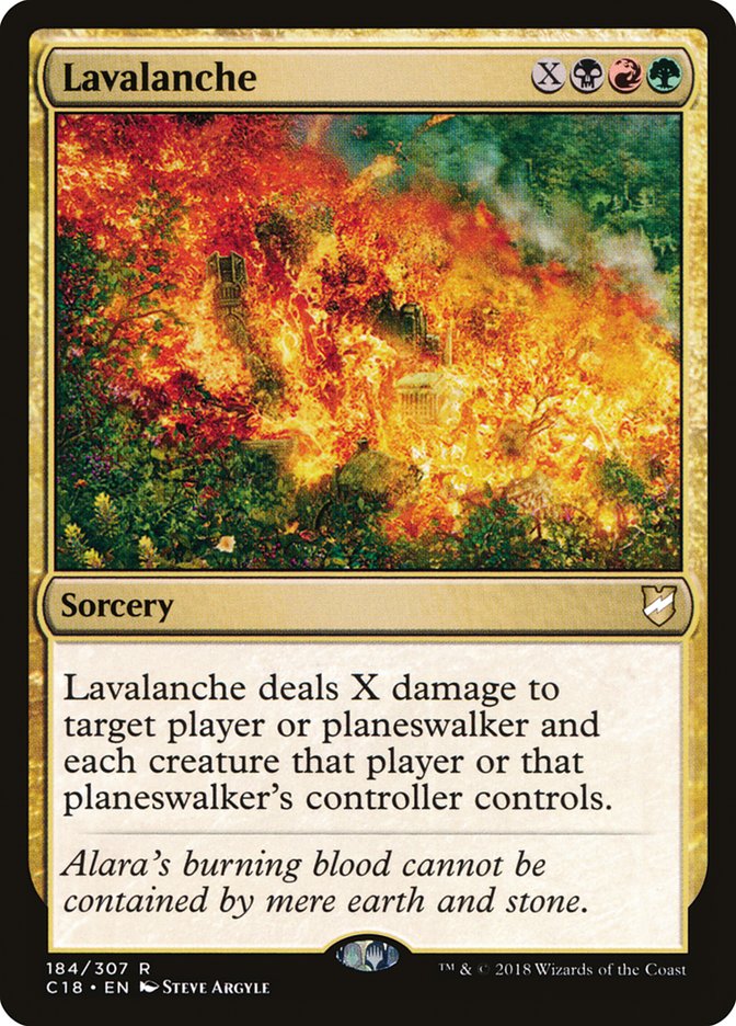 Lavalanche [Commander 2018] | Galaxy Games LLC