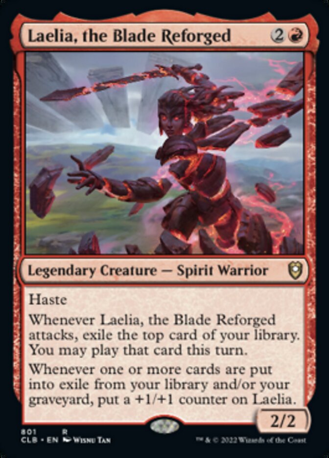 Laelia, the Blade Reforged [Commander Legends: Battle for Baldur's Gate] | Galaxy Games LLC