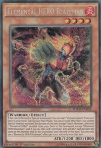 Elemental HERO Blazeman [WSUP-EN032] Secret Rare | Galaxy Games LLC