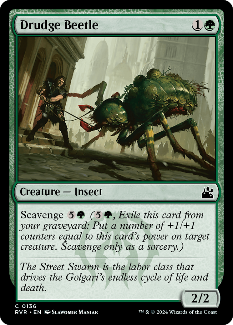 Drudge Beetle [Ravnica Remastered] | Galaxy Games LLC