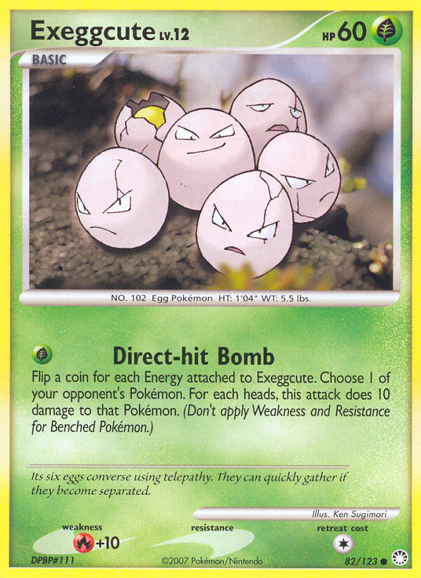 Exeggcute (82/123) [Diamond & Pearl: Mysterious Treasures] | Galaxy Games LLC