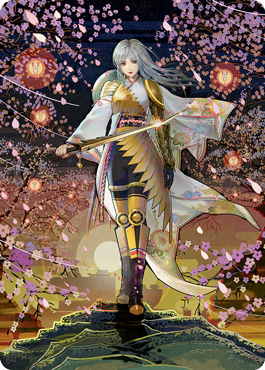 The Wandering Emperor 2 Art Card [Kamigawa: Neon Dynasty Art Series] | Galaxy Games LLC