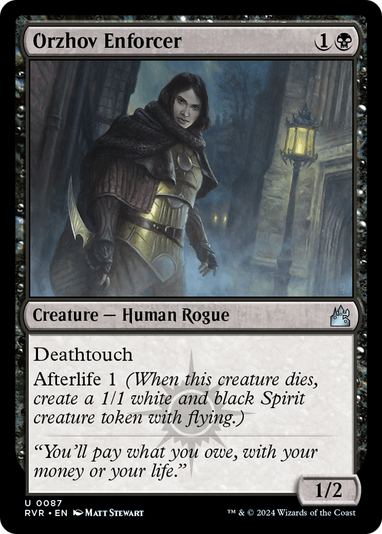 Orzhov Enforcer [Ravnica Remastered] | Galaxy Games LLC