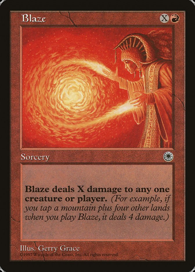 Blaze (No Flavor Text) [Portal] | Galaxy Games LLC